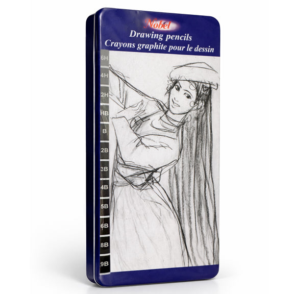Nobel Crayons graphite pour le dessin